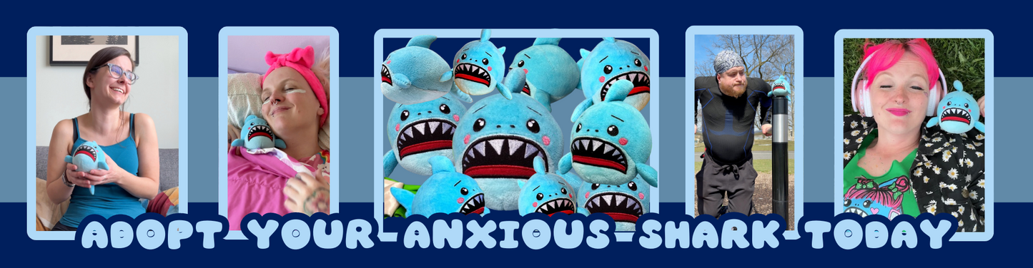 Anxious Shark Plush