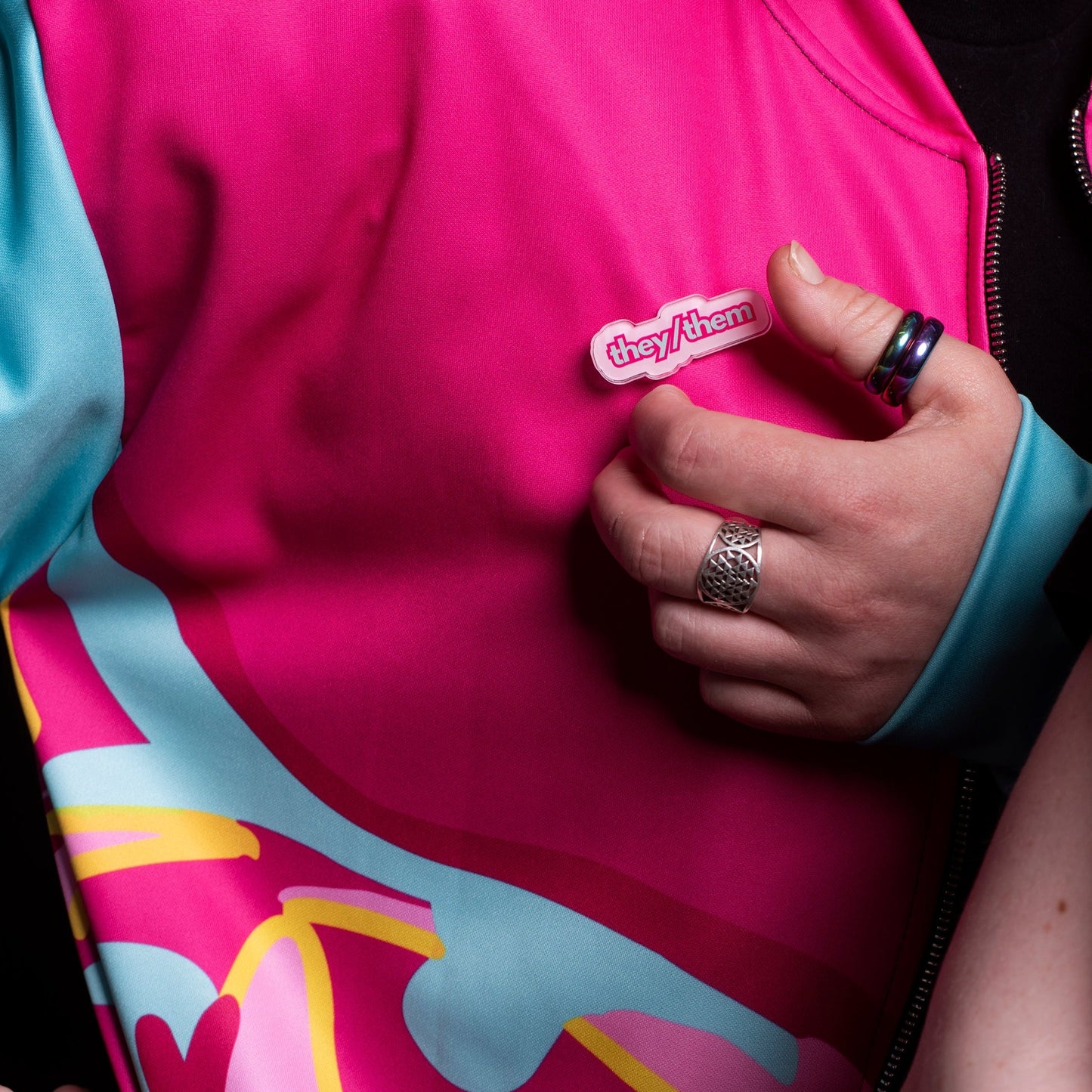 Embrace Body Love Bomber Jacket- Genderless