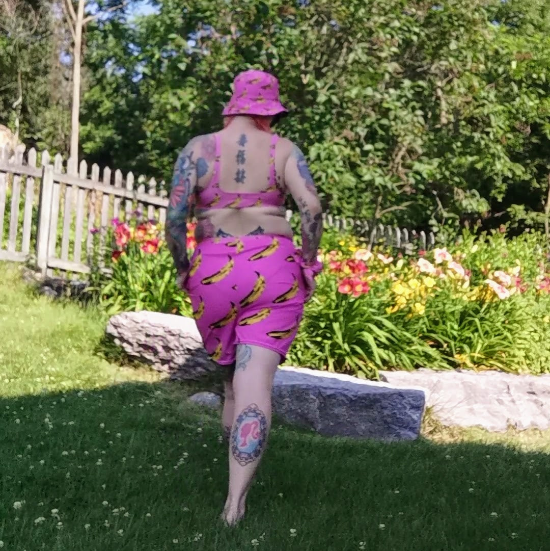 Pink Banana Swim Trunks- Genderless