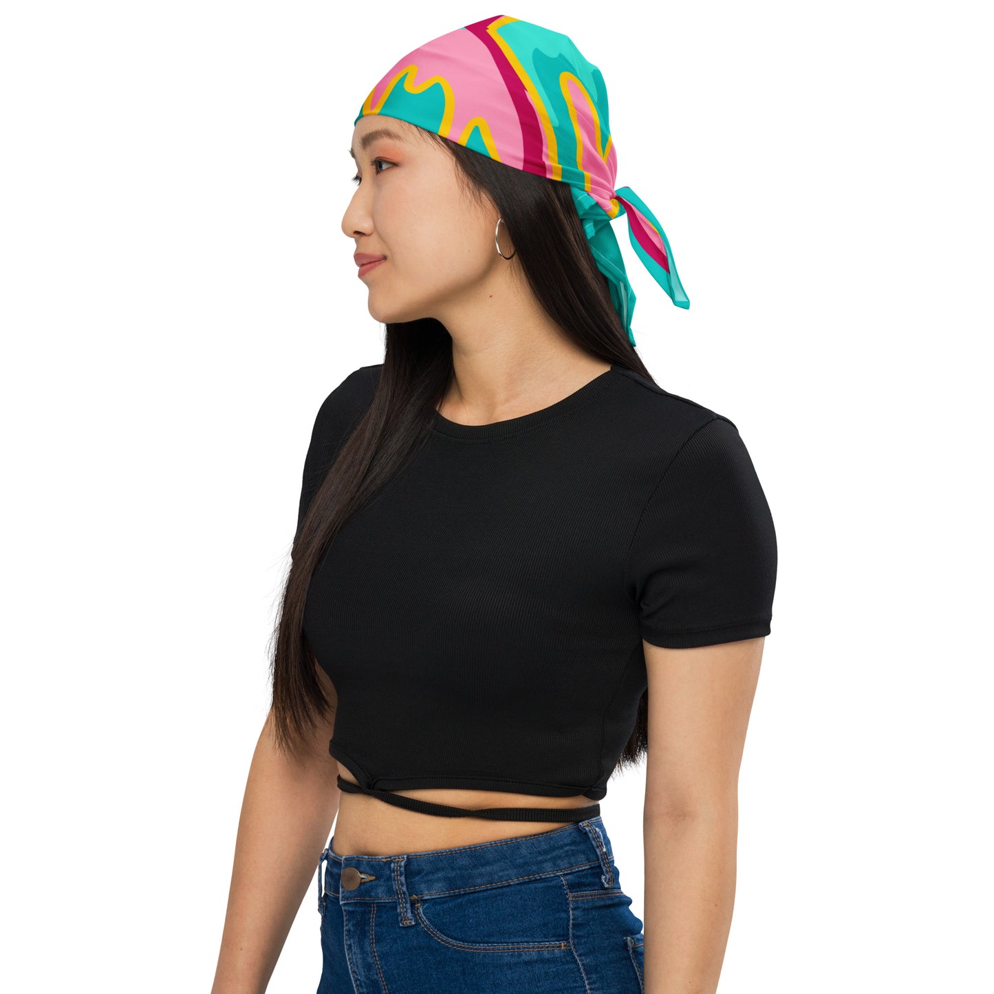 Embrace Body Love Scarf/Bandana- Teal (3 sizes)