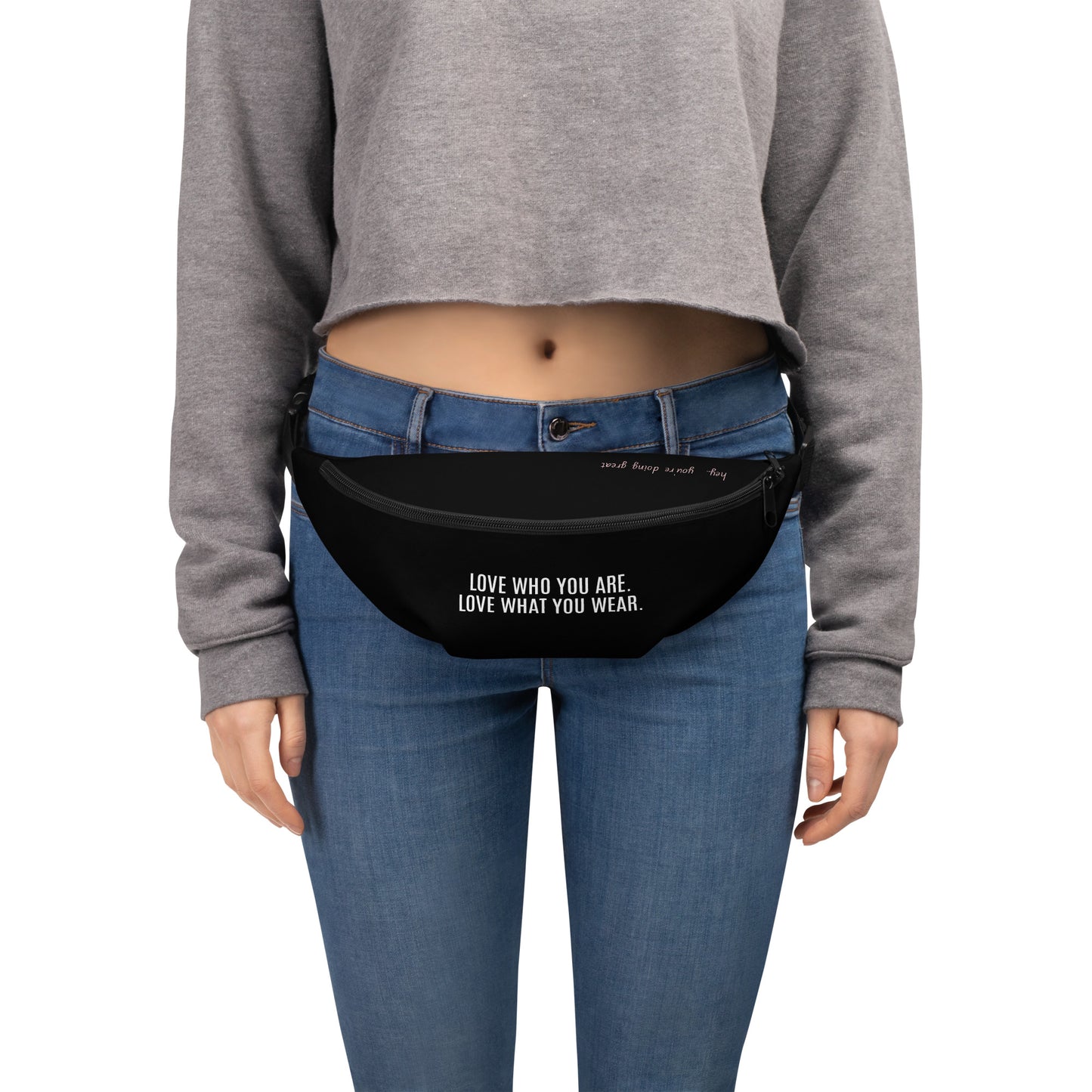 "Love Who You Are" Fanny Pack (Embrace Body Love Logo) 2 sizes