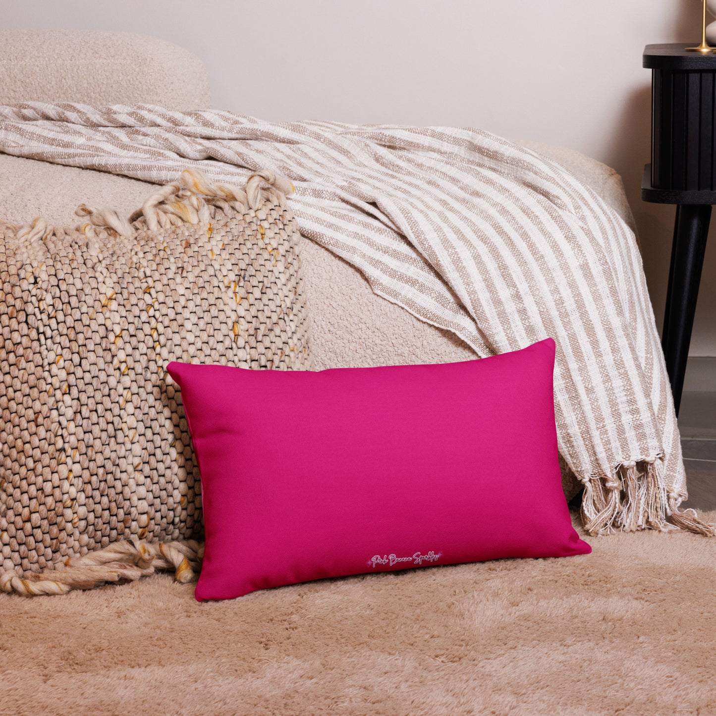Embrace Body Love Premium Pillow Case- Hot Pink (Case Only)