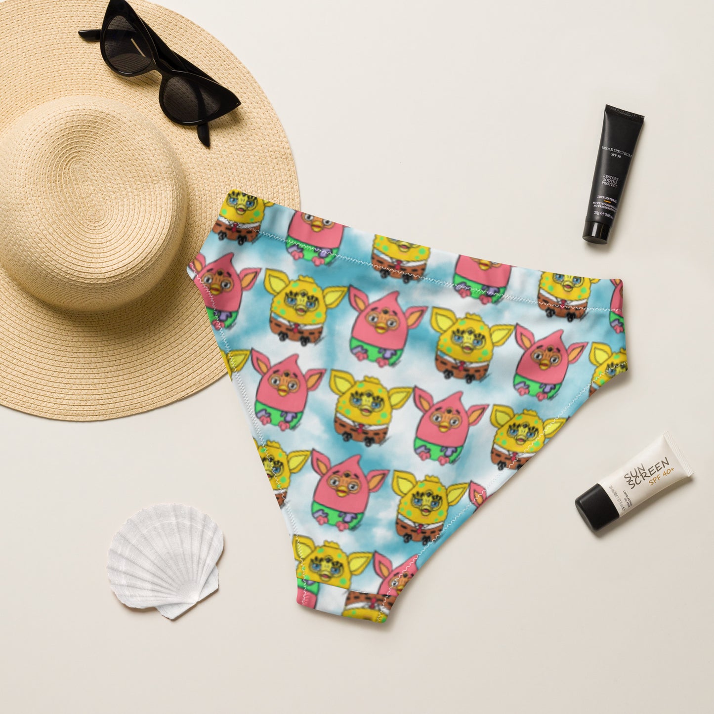 SpongeFURB Bikini Separates, High-waisted Bottom (Recycled)