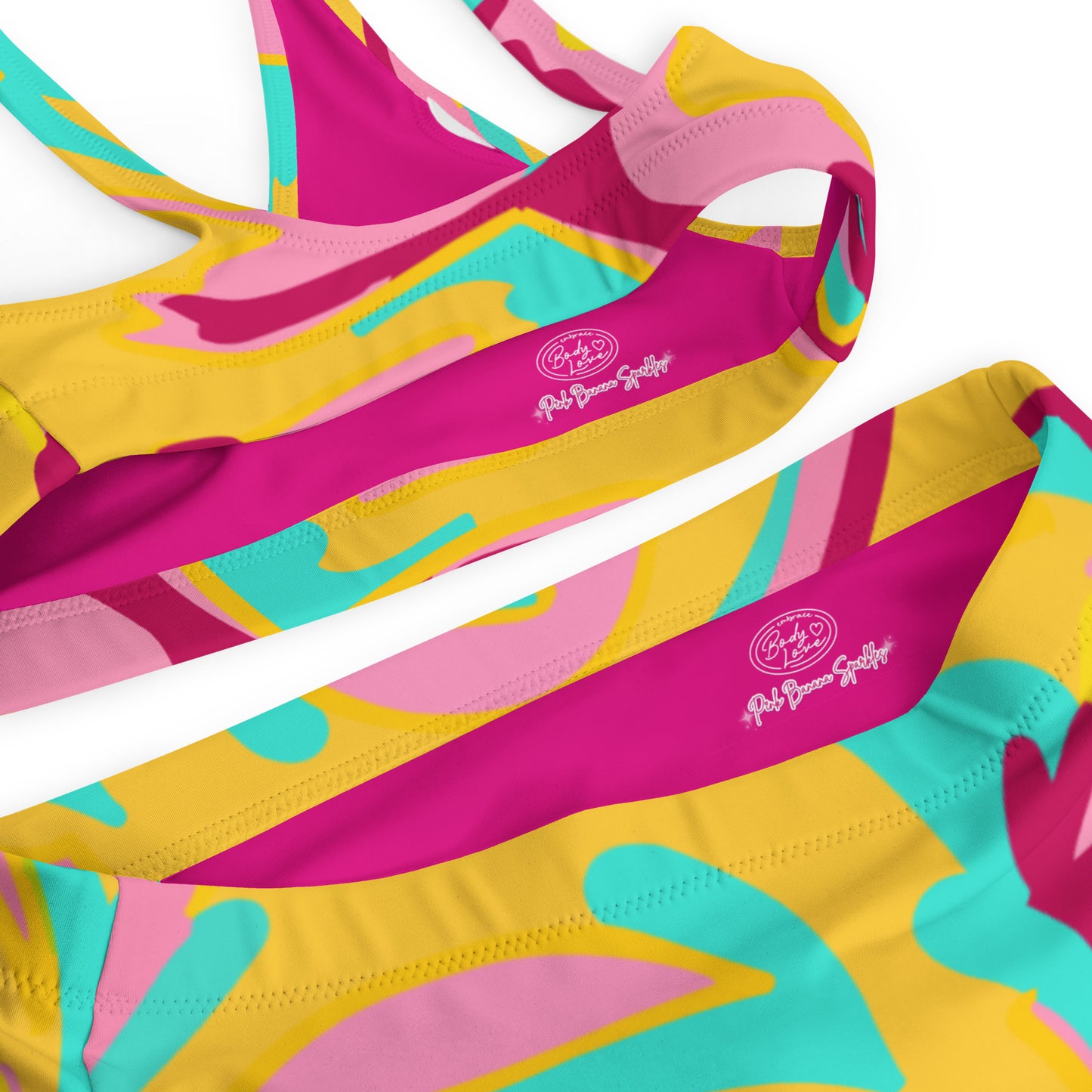 Embrace Body Love High-Waisted Bikini- Yellow (Recycled)