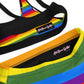Anxious Shark Rainbow Pride Flag, High Waisted Bikini