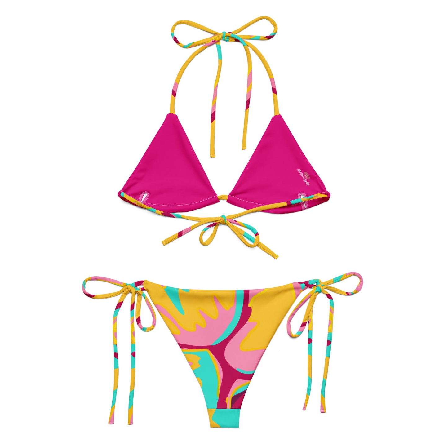 Embrace Body Love String Bikini, Yellow (Recycled)