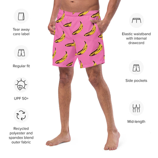 Pink Banana Swim Trunks- Genderless