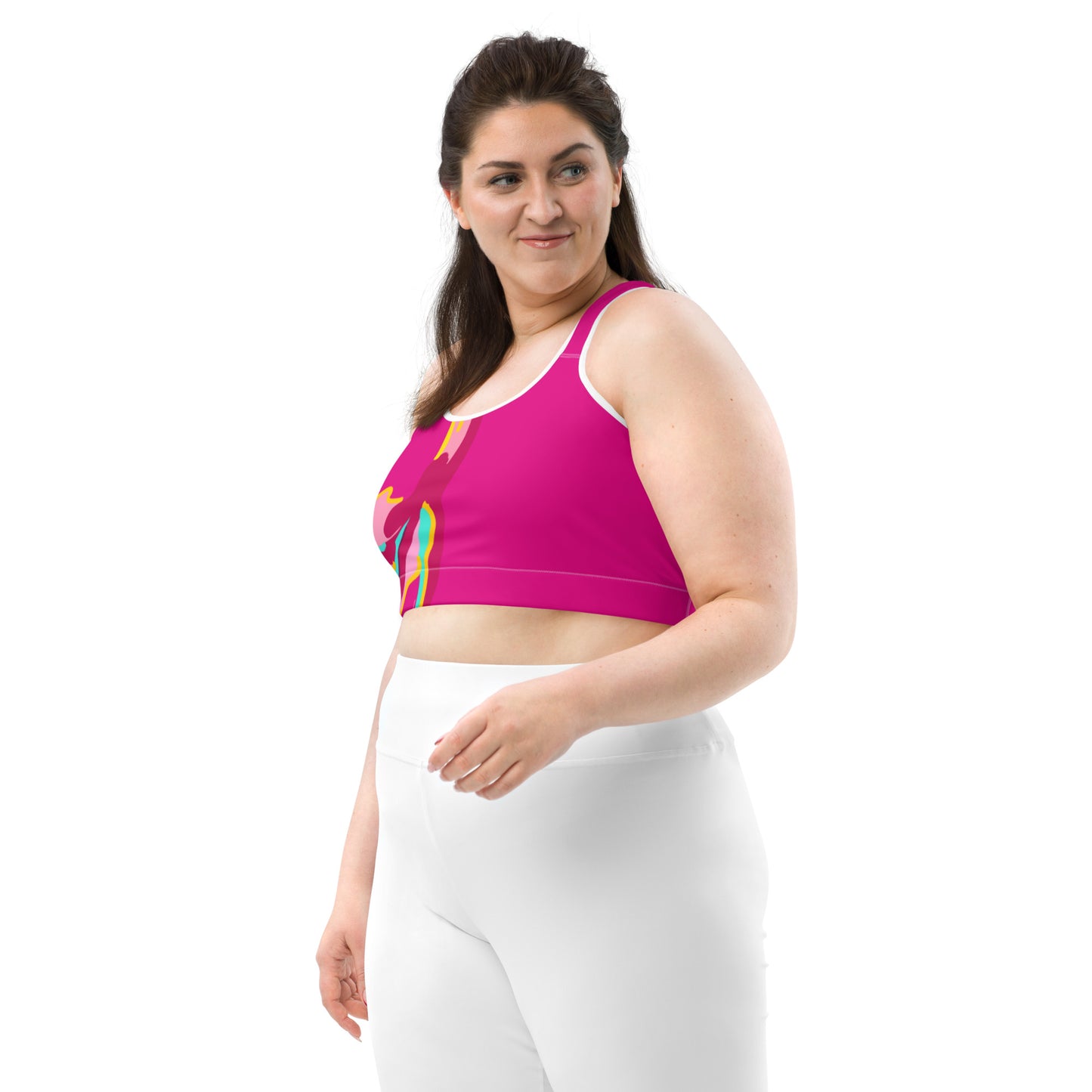 Embrace Body Love Sports Bra- Hot Pink