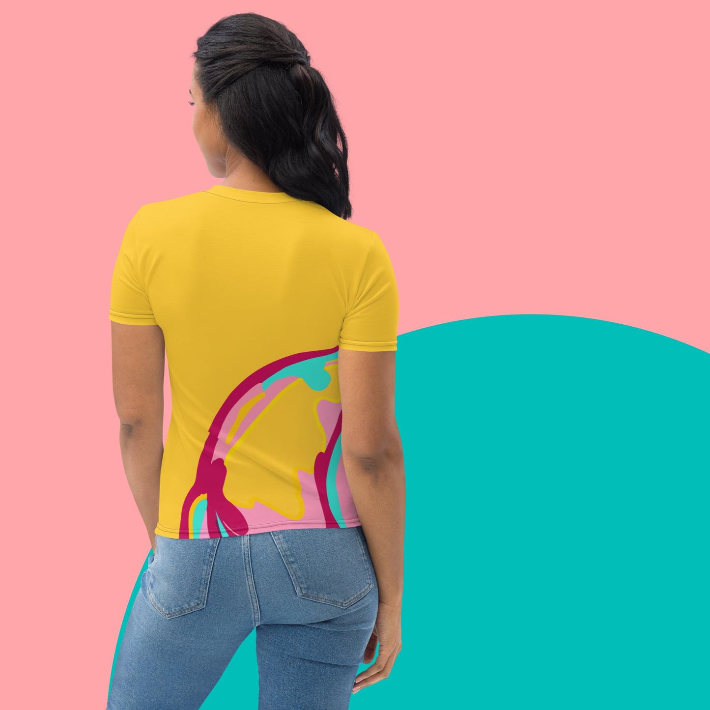 Embrace Body Love T-shirt- Yellow (Femme fit)