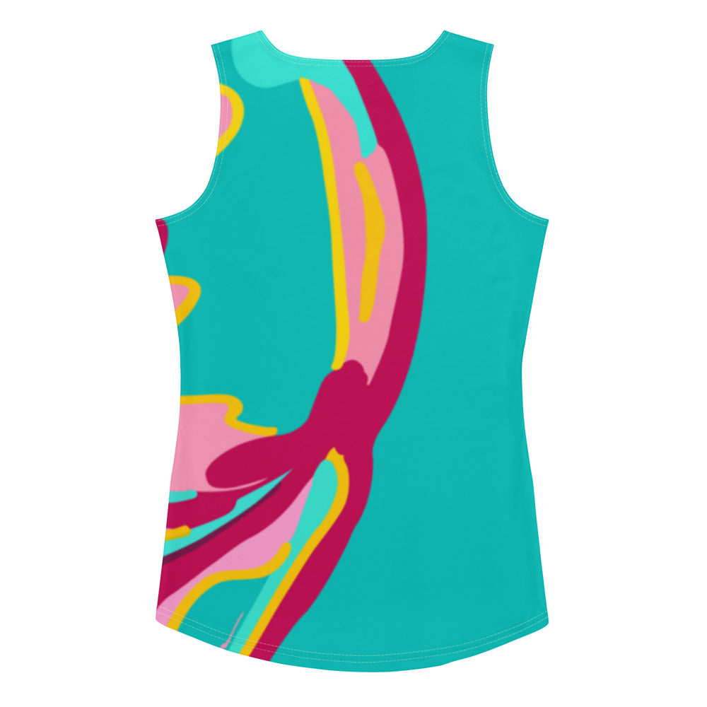 Embrace Body Love Tank Top- Teal.