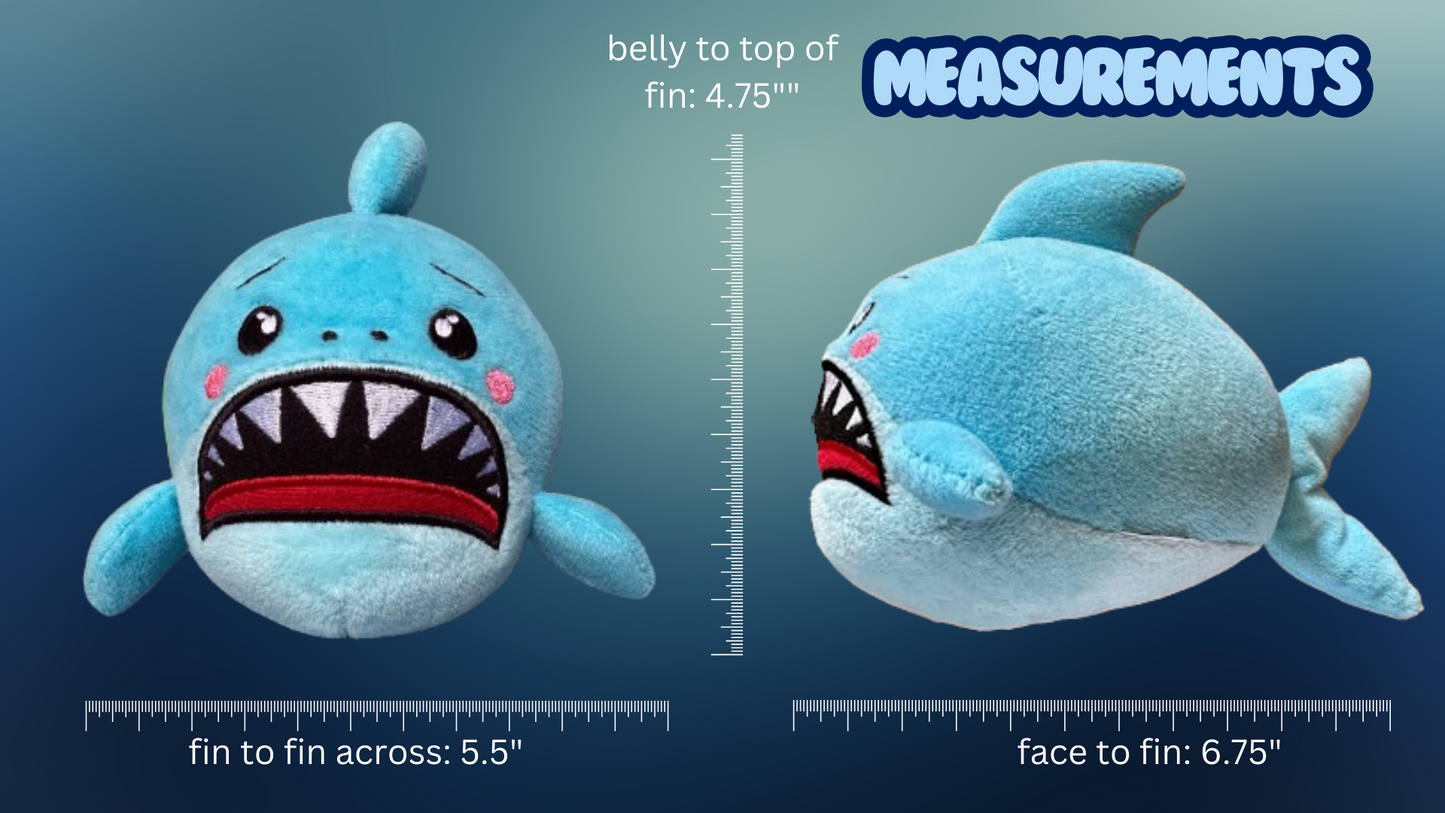 Anxious Shark Plush