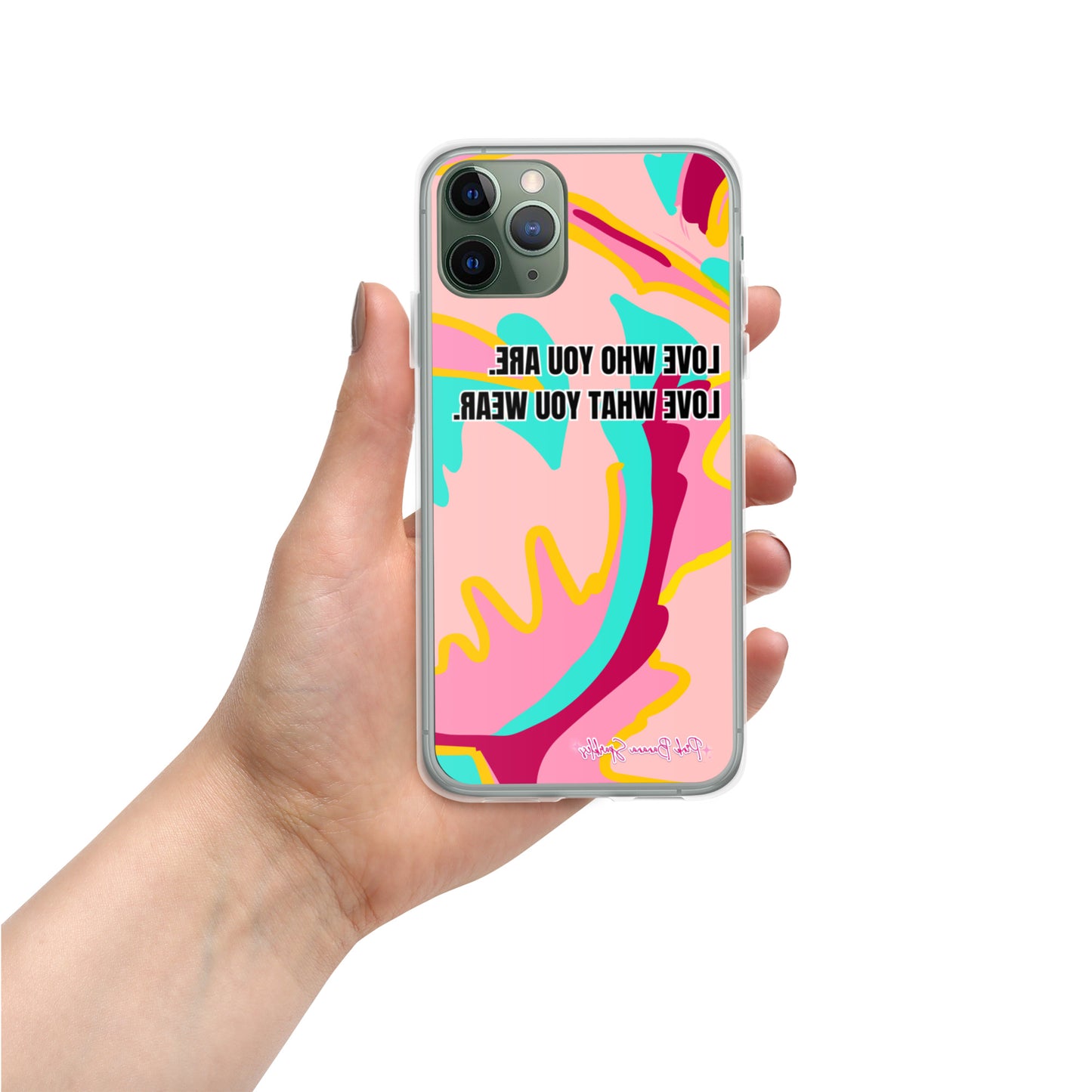 Body Love- "Love Who You Are" Case for iPhone® (Mirror Image for Selfies)