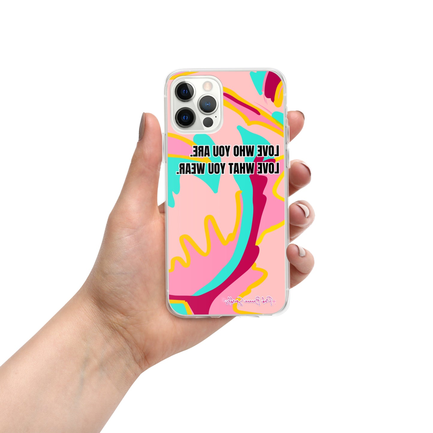 Body Love- "Love Who You Are" Case for iPhone® (Mirror Image for Selfies)