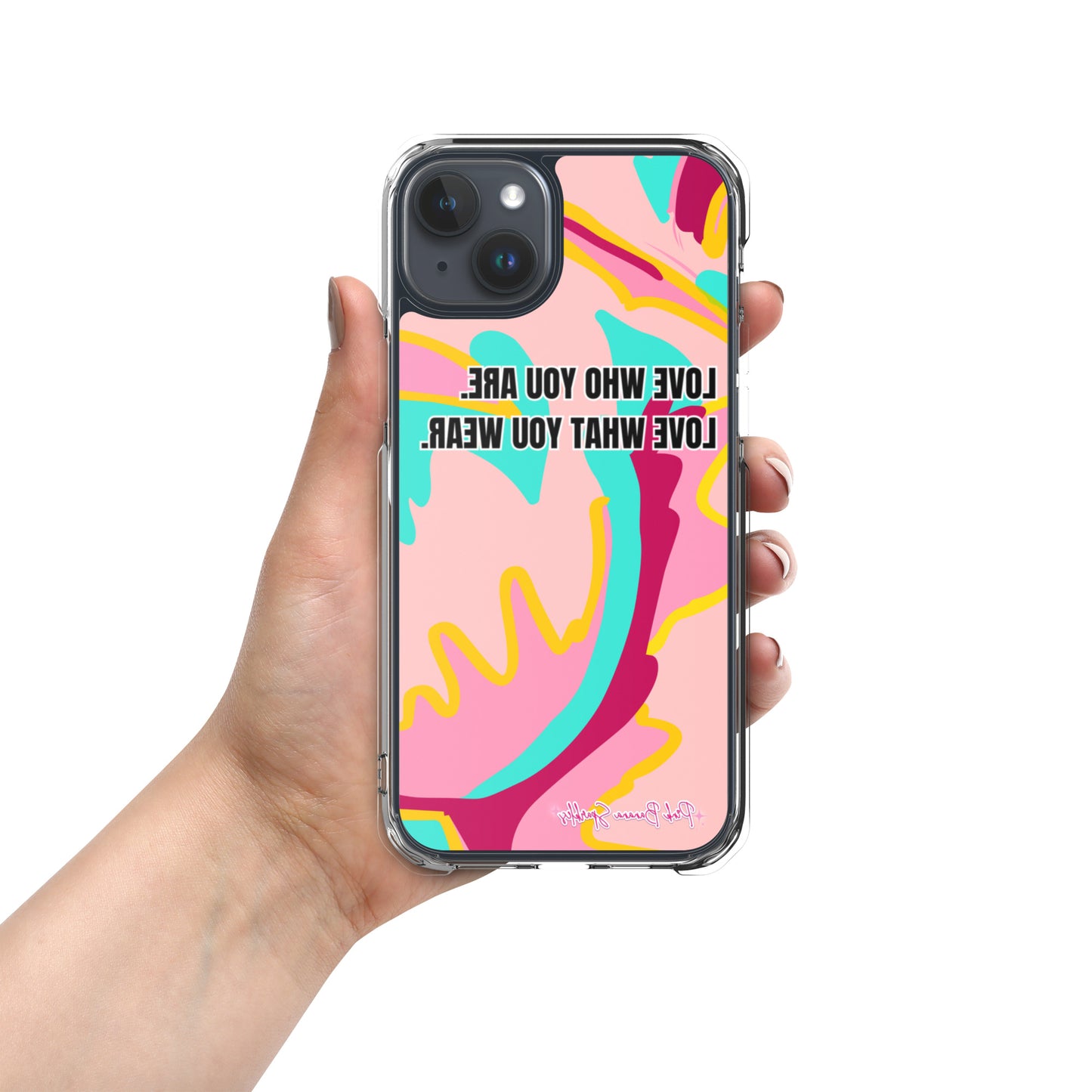 Body Love- "Love Who You Are" Case for iPhone® (Mirror Image for Selfies)