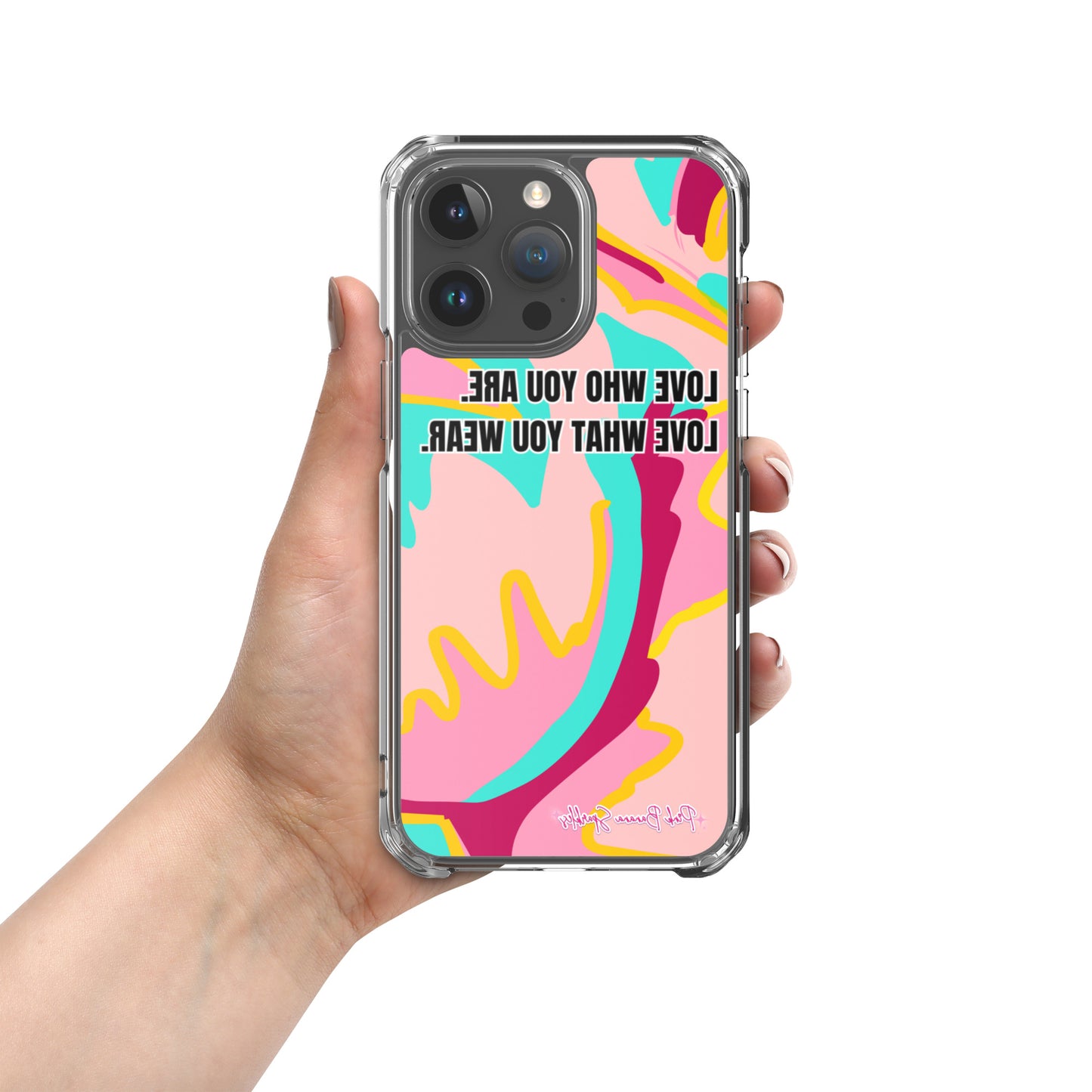 Body Love- "Love Who You Are" Case for iPhone® (Mirror Image for Selfies)