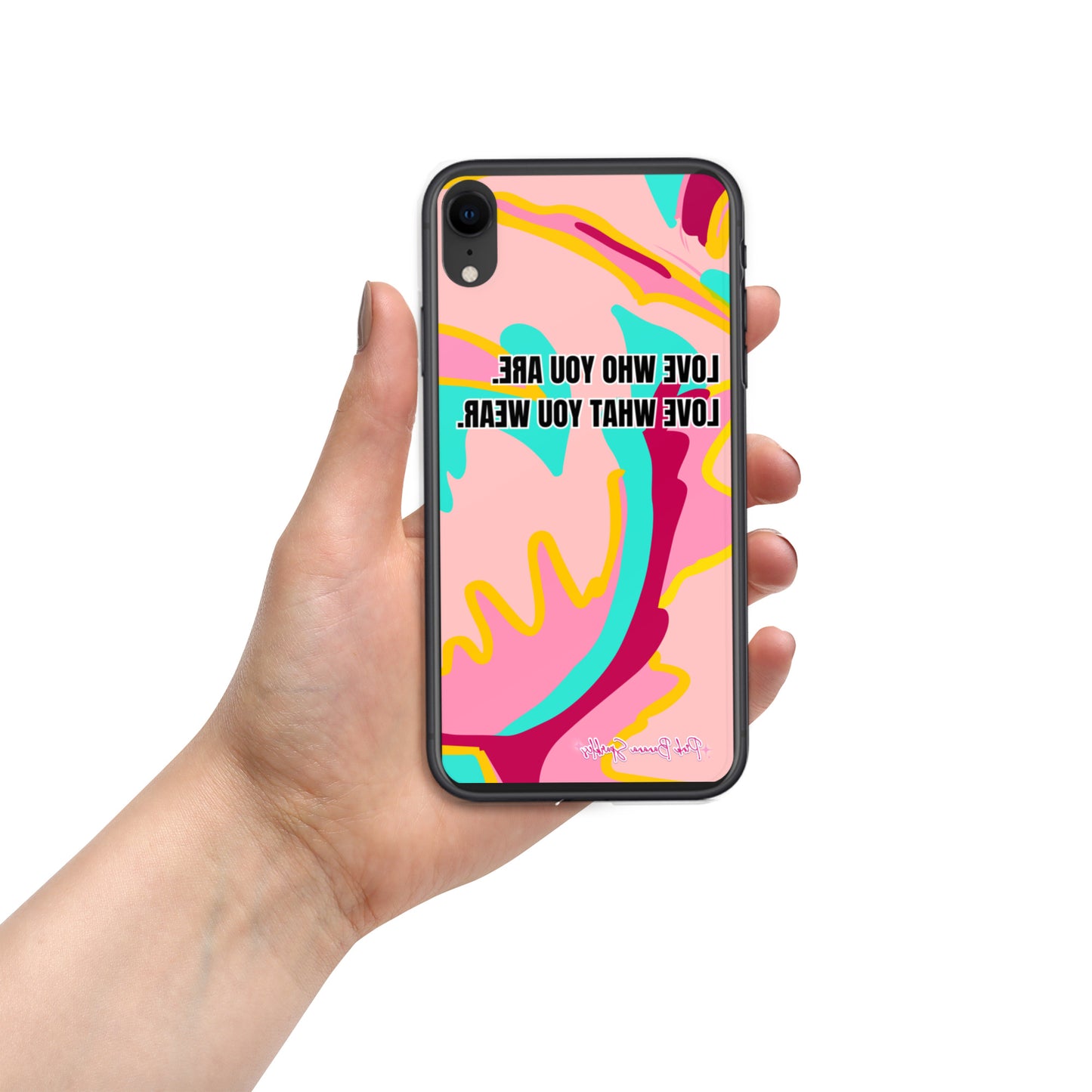 Body Love- "Love Who You Are" Case for iPhone® (Mirror Image for Selfies)