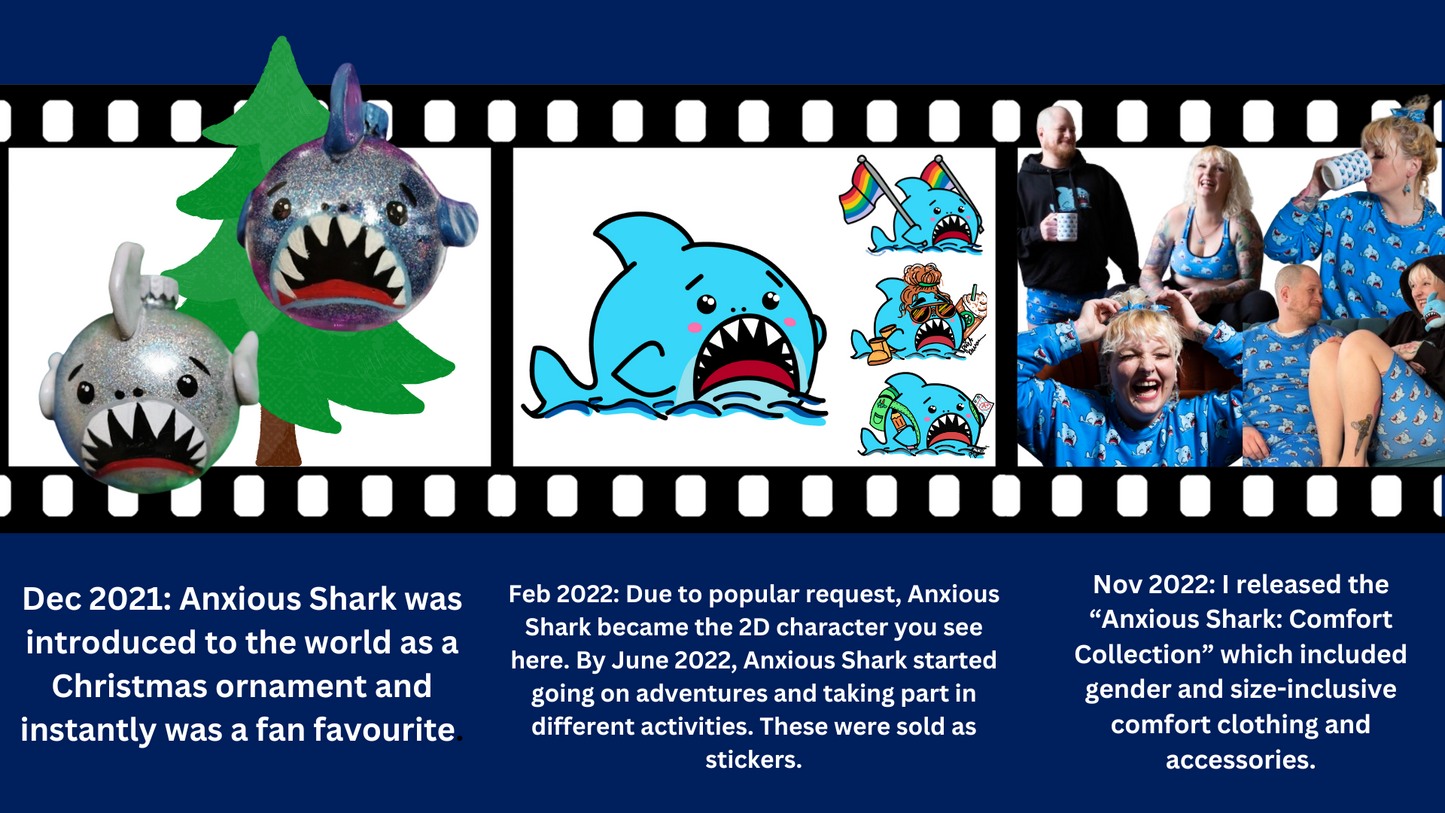 Anxious Shark Plush