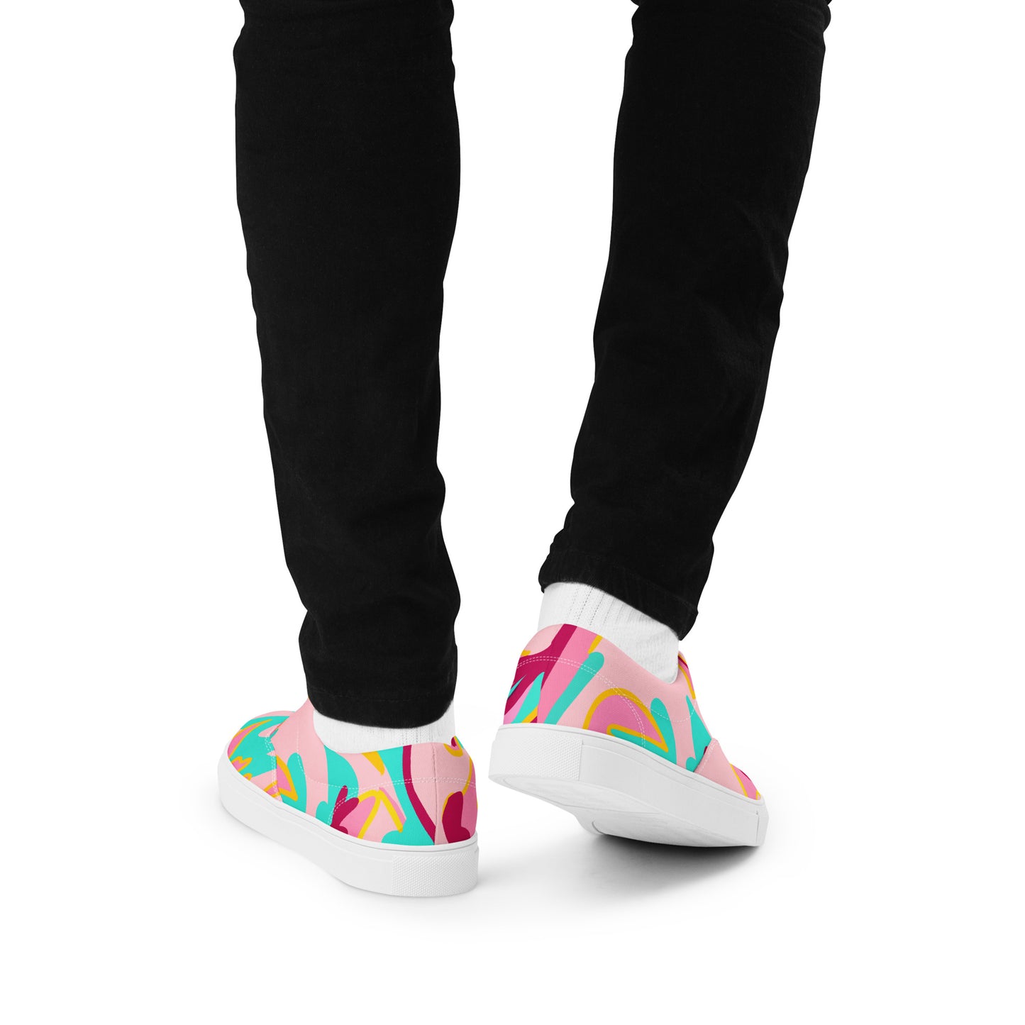 Embrace Body Love Lace-up Canvas Shoes- Light Pink (Men's Sizing)