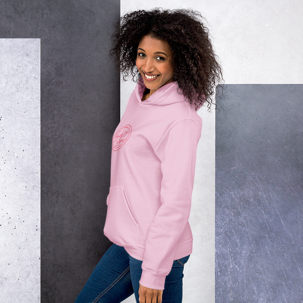 Embrace Body Love Logo, Hoodie- Genderless, Pink Logo