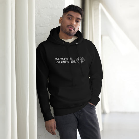 "Love Who You Are" Genderless Hoodie (Embrace Body Love)