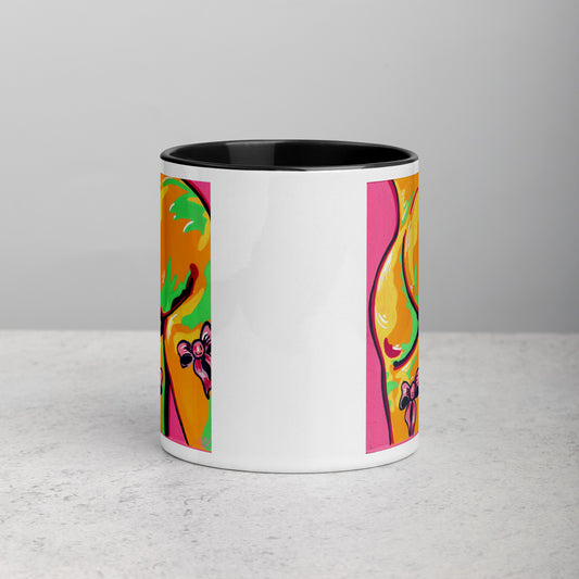 Booty and Bows- Mug with colour (11 or 15oz)