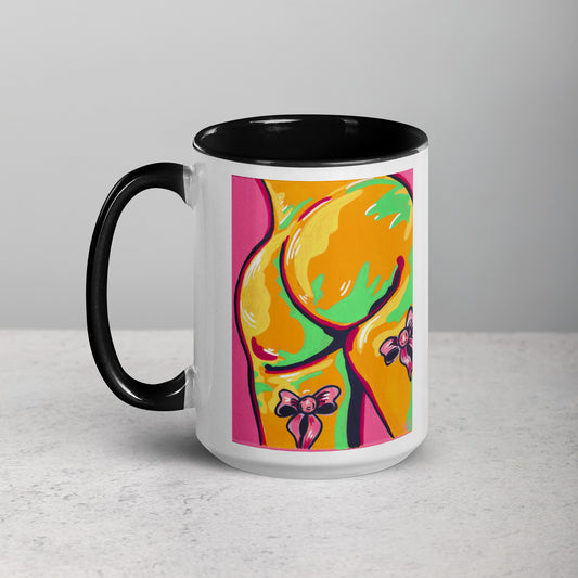 Booty and Bows- Mug with colour (11 or 15oz)