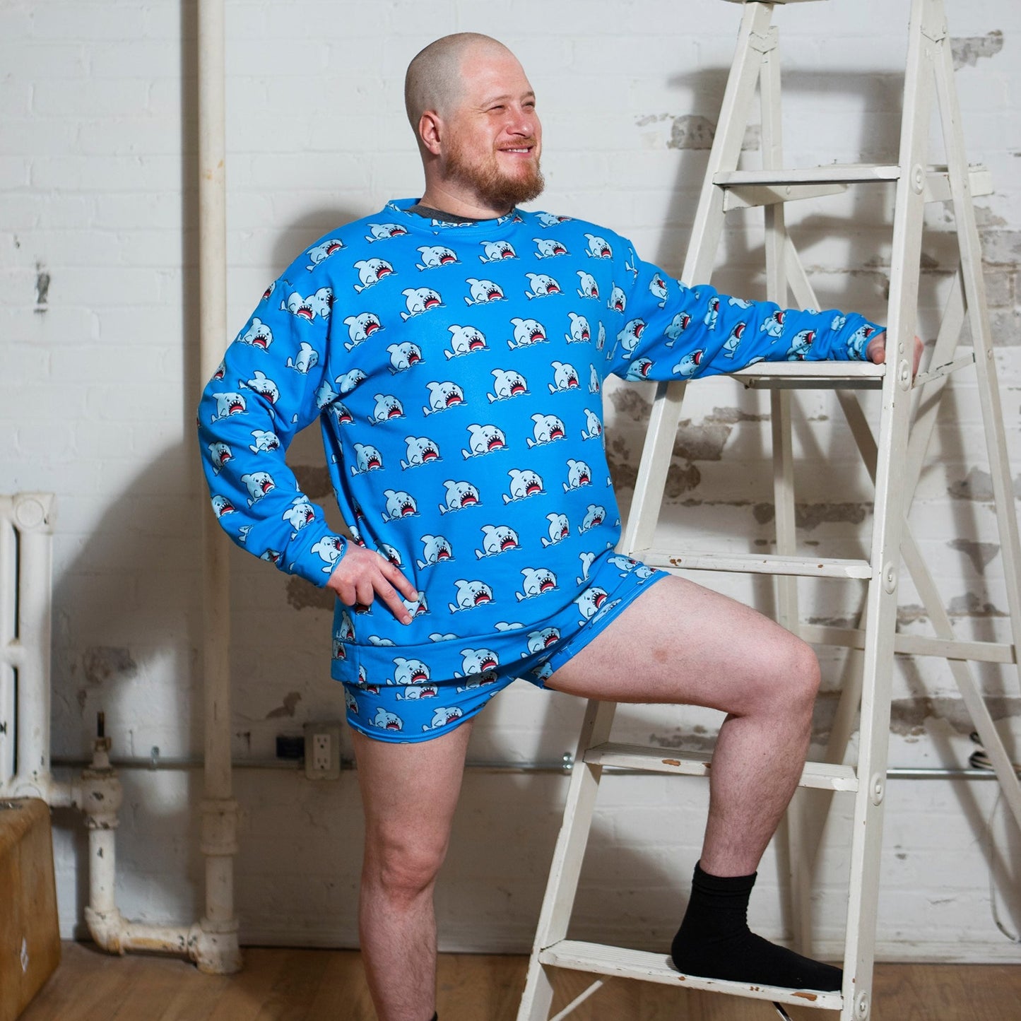 Anxious Shark Boxer Briefs