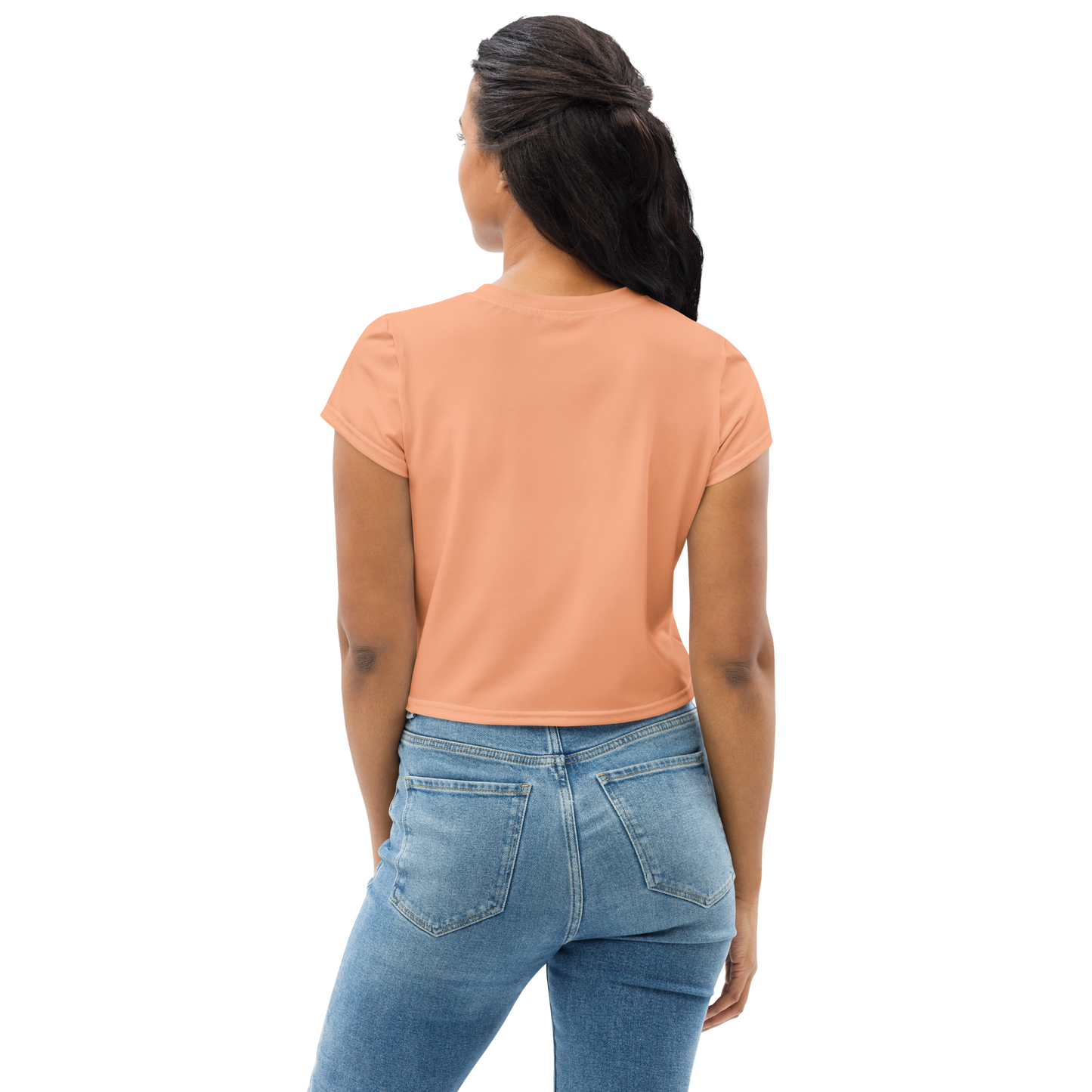"The Perfect Peach" Peach Vulva Crop Tee