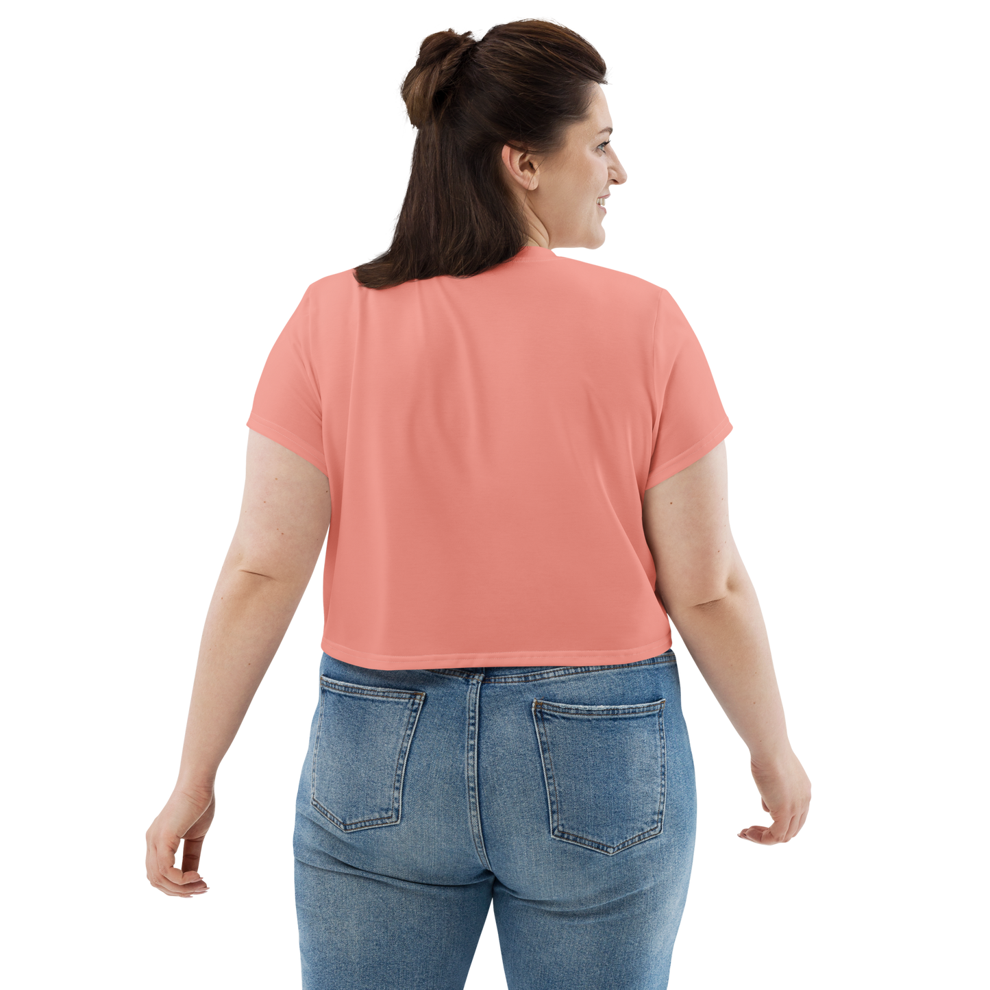 Pomegranate Vulva Crop Tee