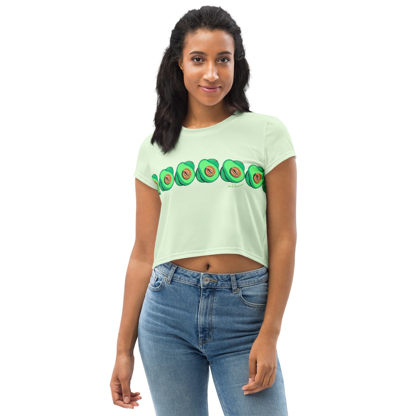 "Vulv-a-cado" Crop Tee
