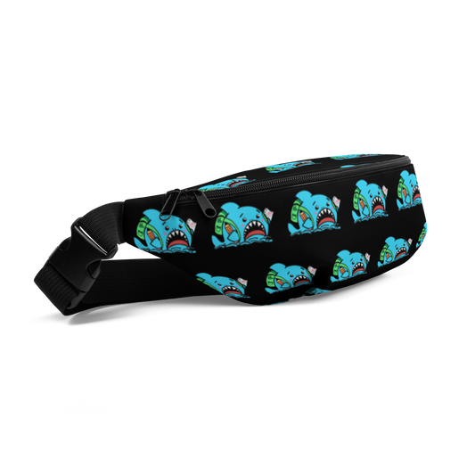 School Shark Fanny Pack (black)