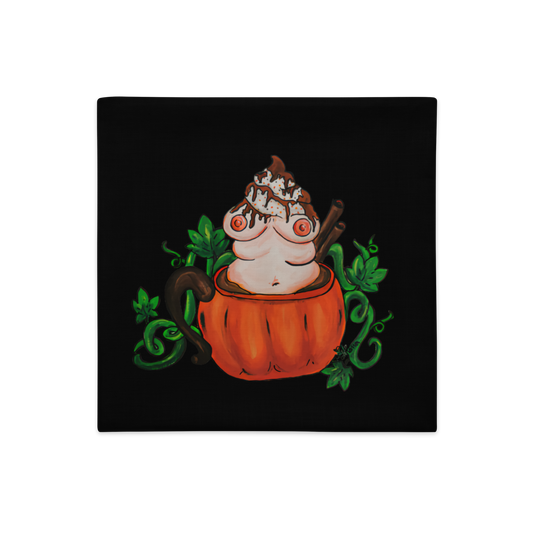 Pumpkin Spice and Everything Nice (black) -Pillowcase