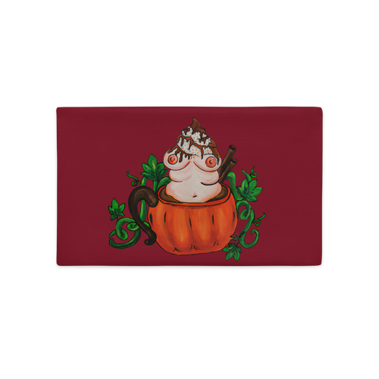 Pumpkin Spice and Everything Nice (burgundy) - Pillowcase