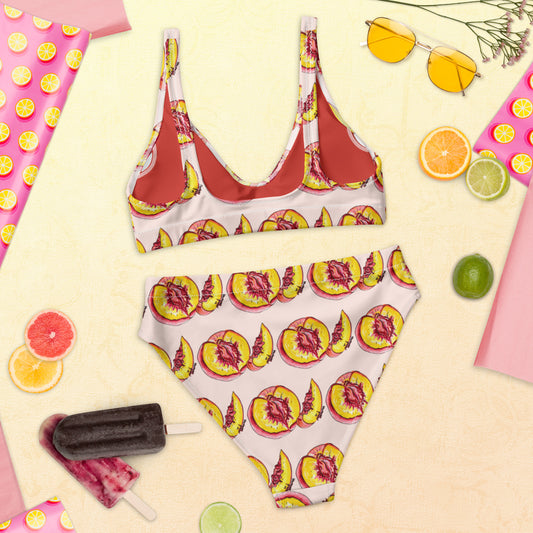 "The Perfect Peach"- Peach Vulva High Waisted Bikini
