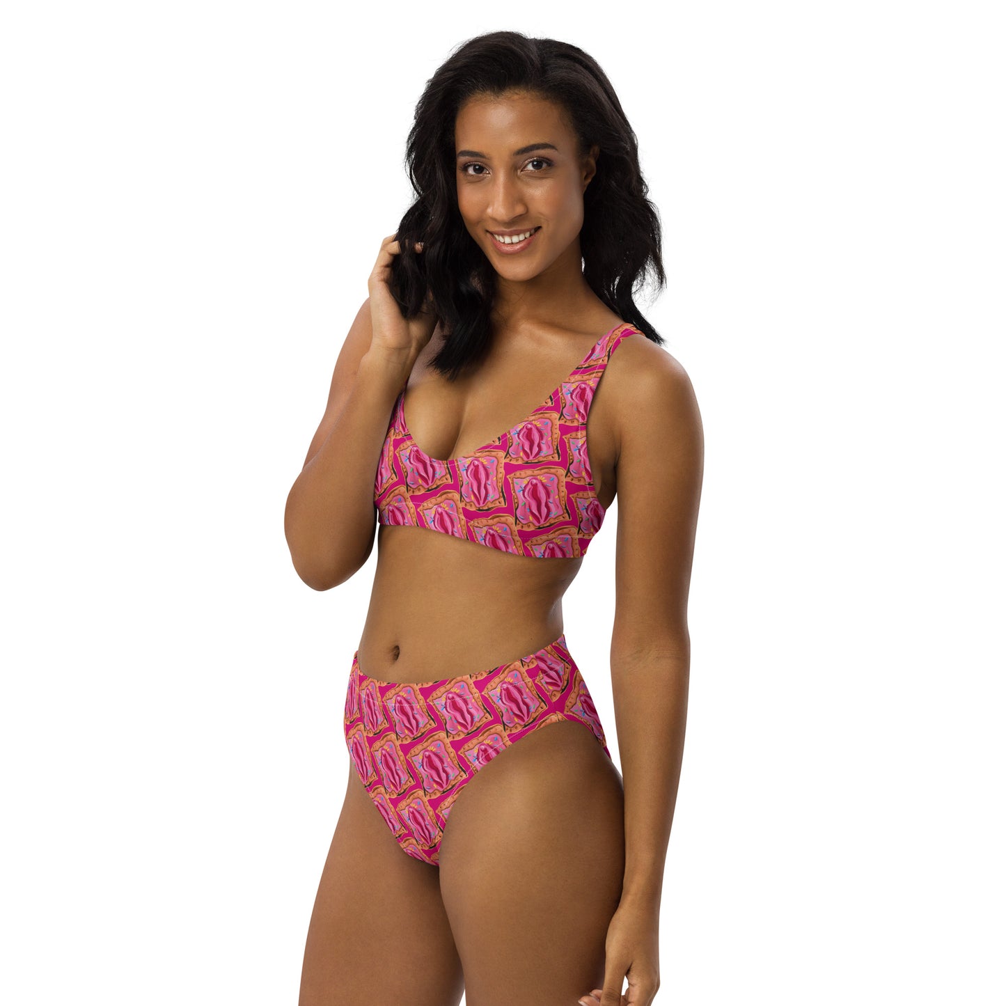 "WAP-Tart" PopTart Vulva- High-Waisted Bikini