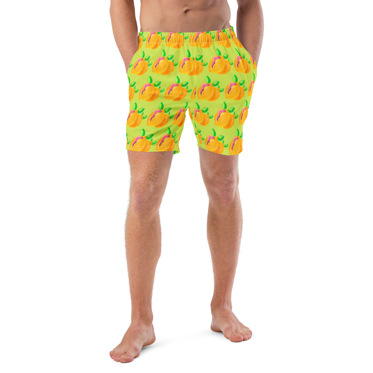 "Sour Puss" Lemon Vulva Swim Trunks