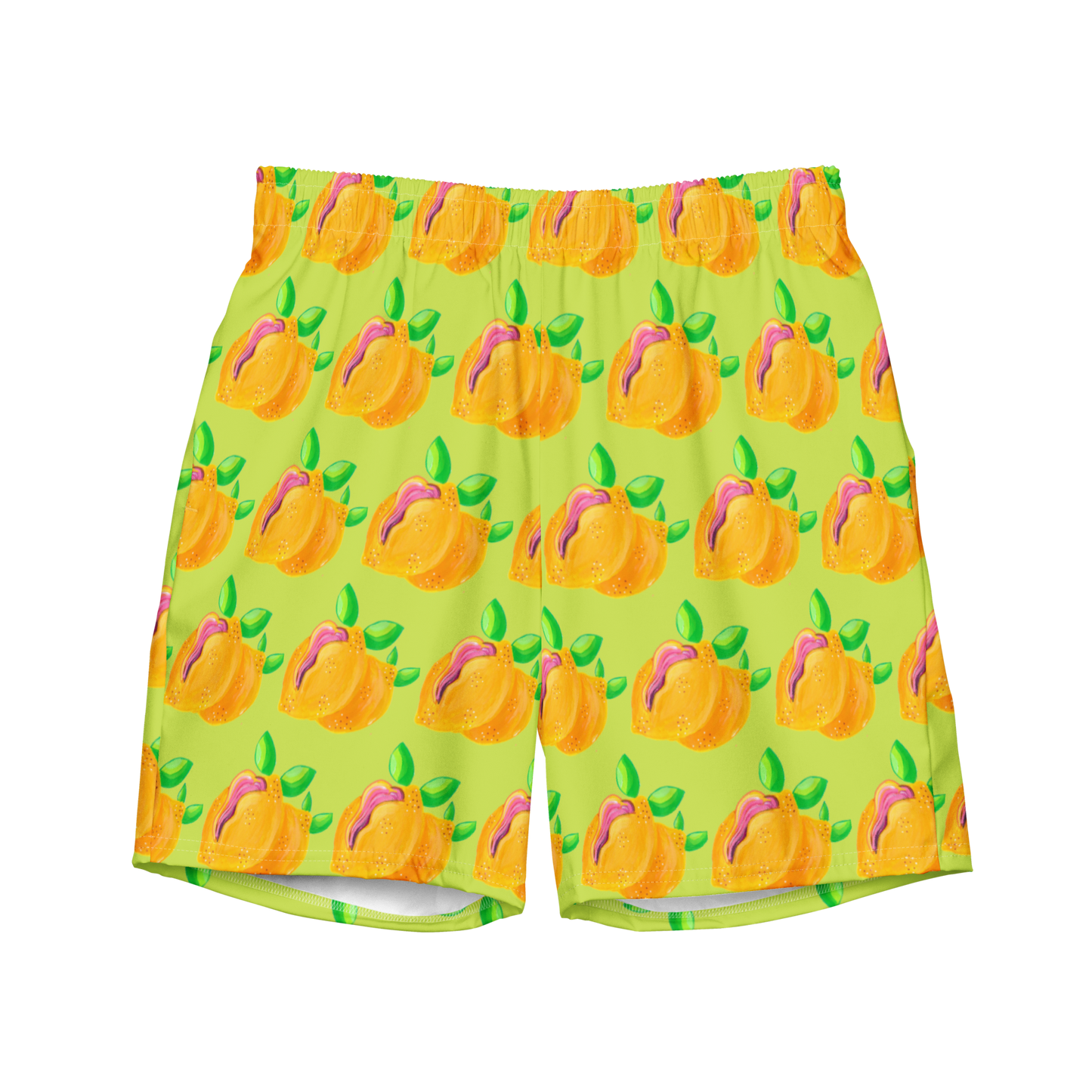 "Sour Puss" Lemon Vulva Swim Trunks