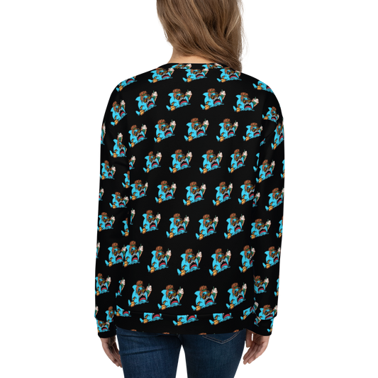 Basic Shark- Genderless Sweatshirt (black)