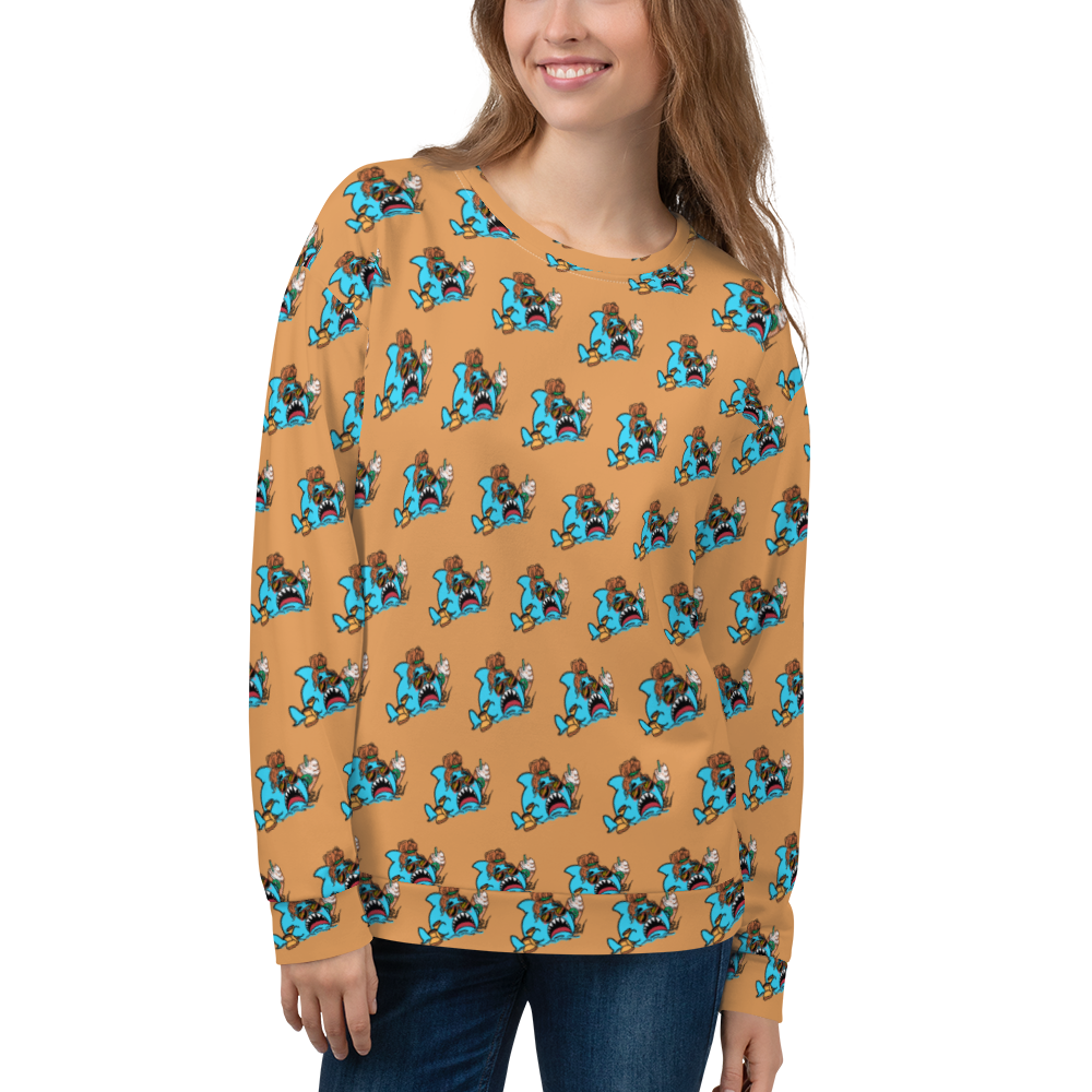 Basic Shark- Genderless Sweatshirt (beige)
