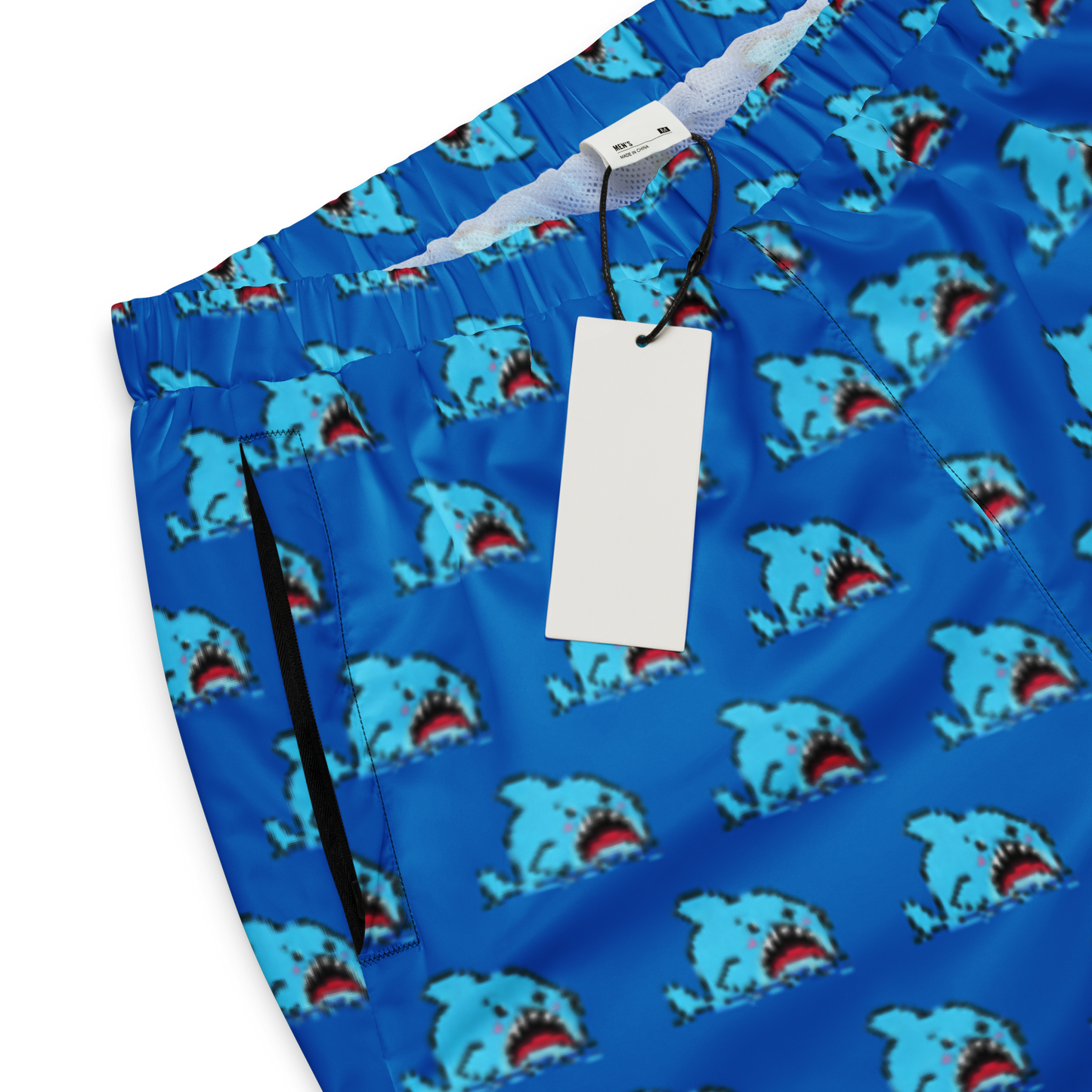 Anxious Shark- Genderless track pants (mesh-lined)