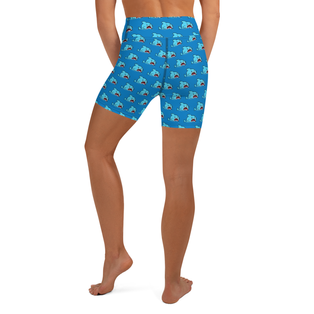 Anxious Shark- Yoga Shorts