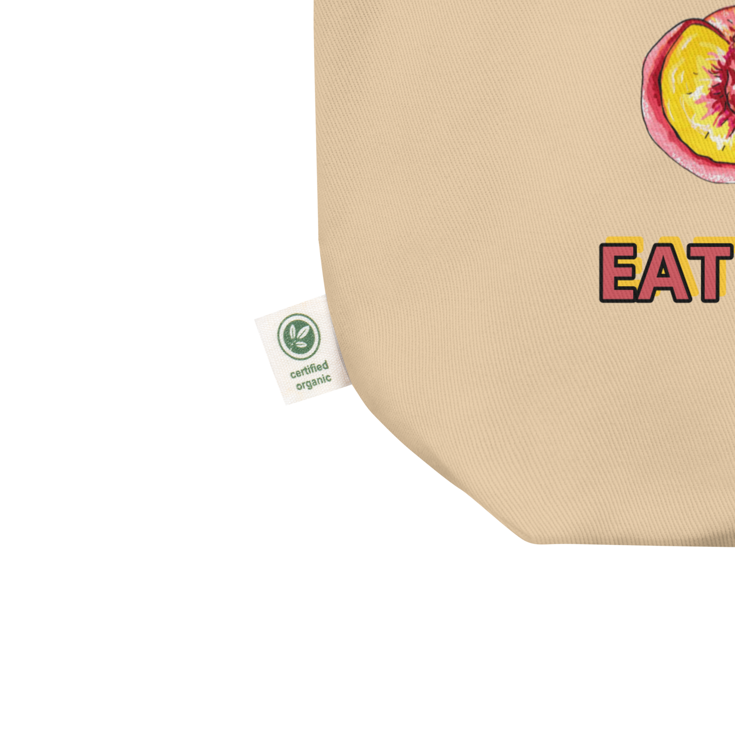 "Eat Good Food" Fruit Vulvas Eco Tote Bag
