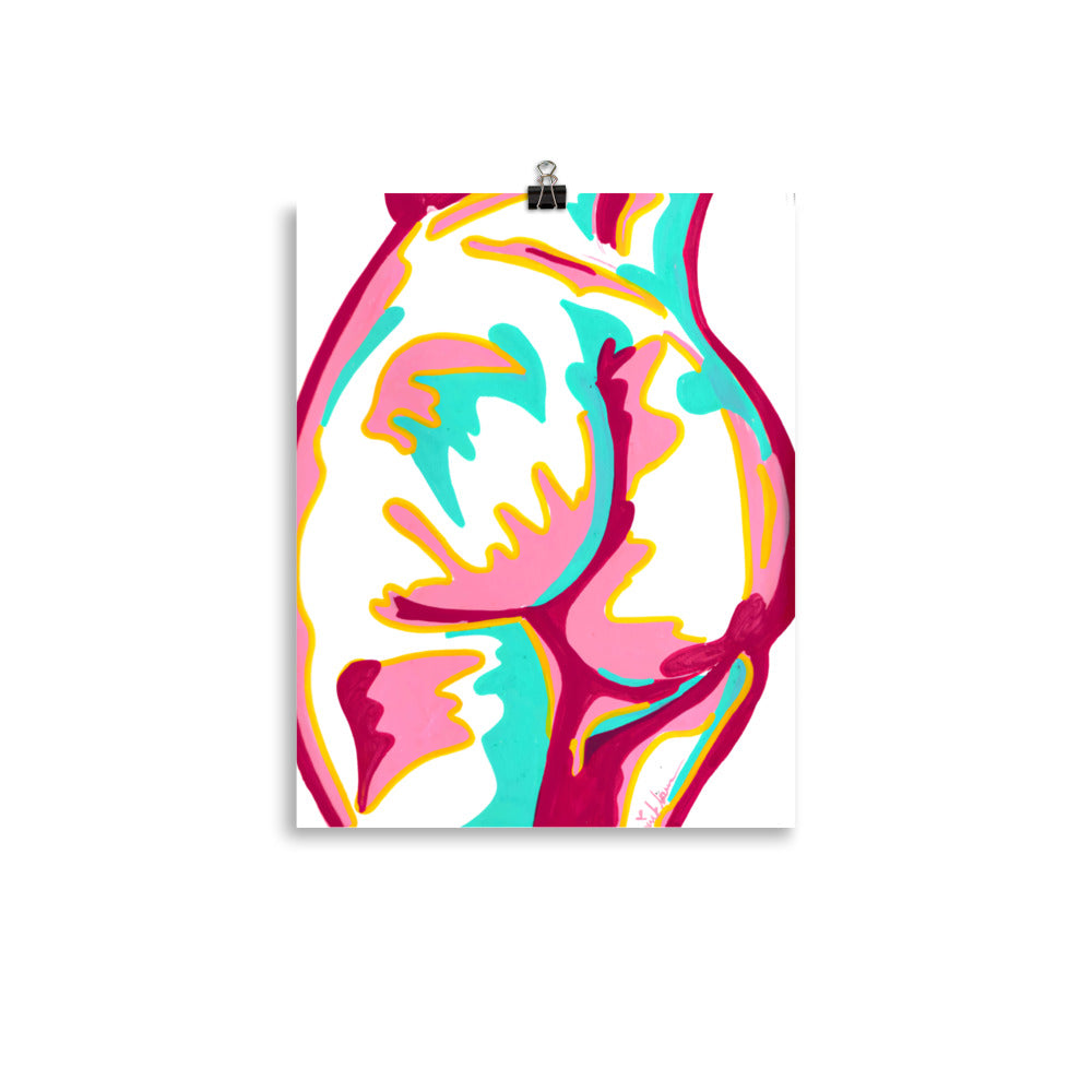 "Curves for Days" Art Print