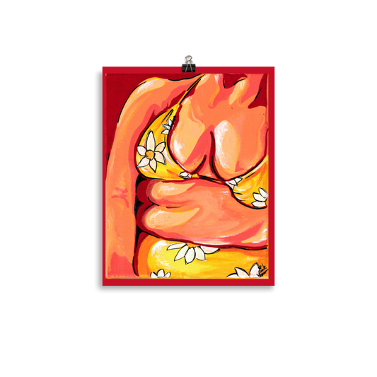 "Summer Swim" Matte Art Print