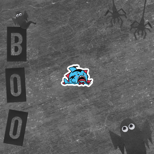 Halloween Shark- Dracula sticker