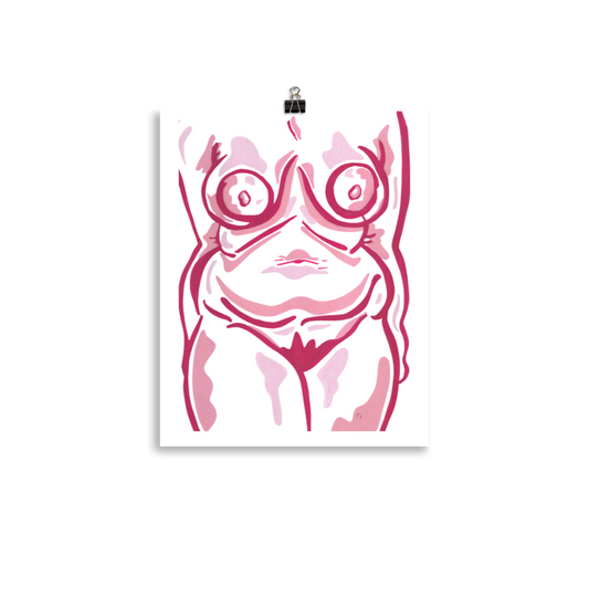 "Self-Love" - Nude Body Portait, Art Print