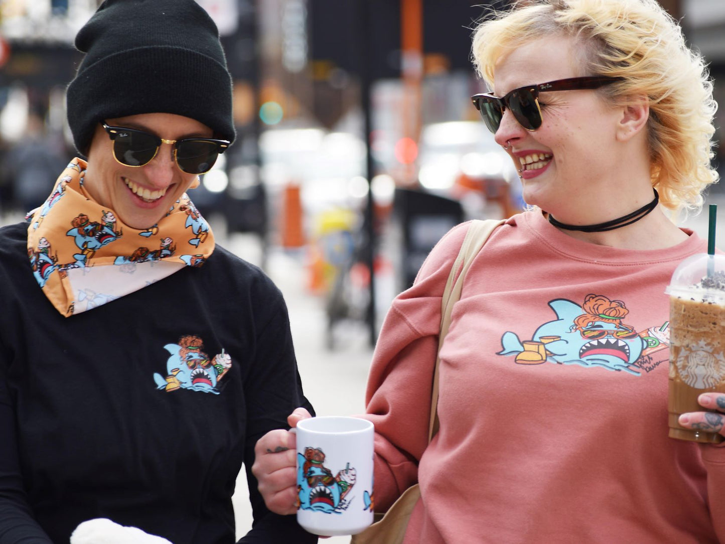 Basic Shark- Genderless Premium Sweatshirt