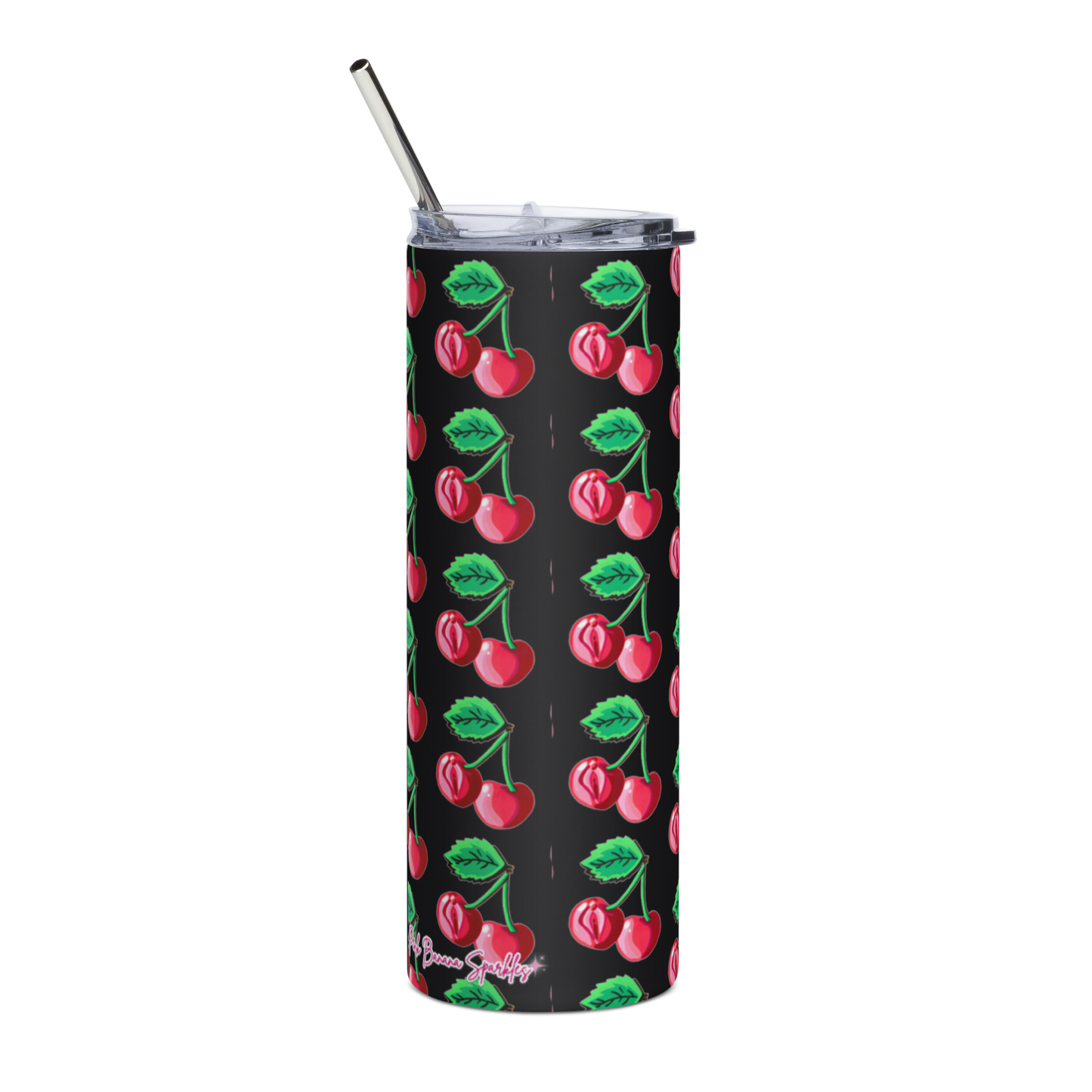 Cherry Vulva- Stainless steel tumbler