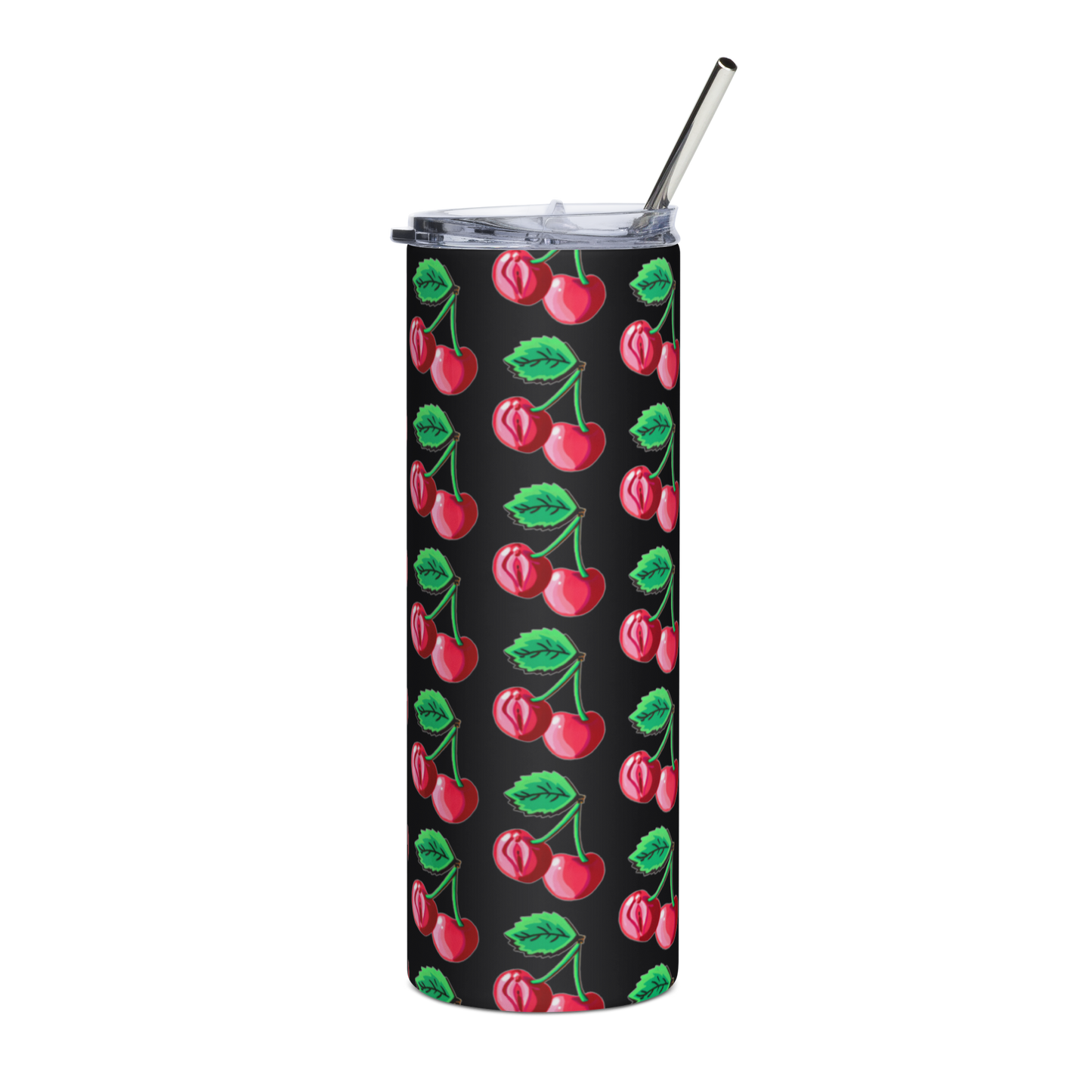 Cherry Vulva- Stainless steel tumbler