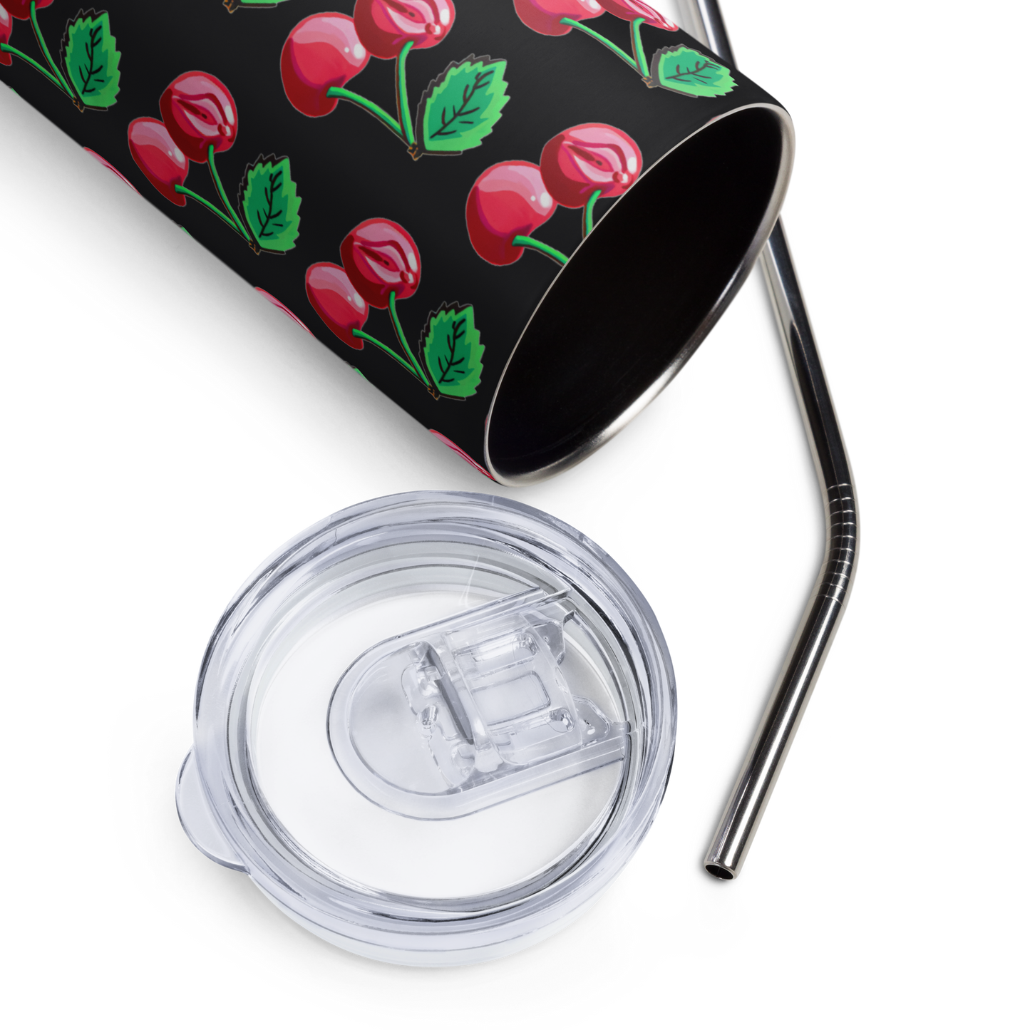 Cherry Vulva- Stainless steel tumbler